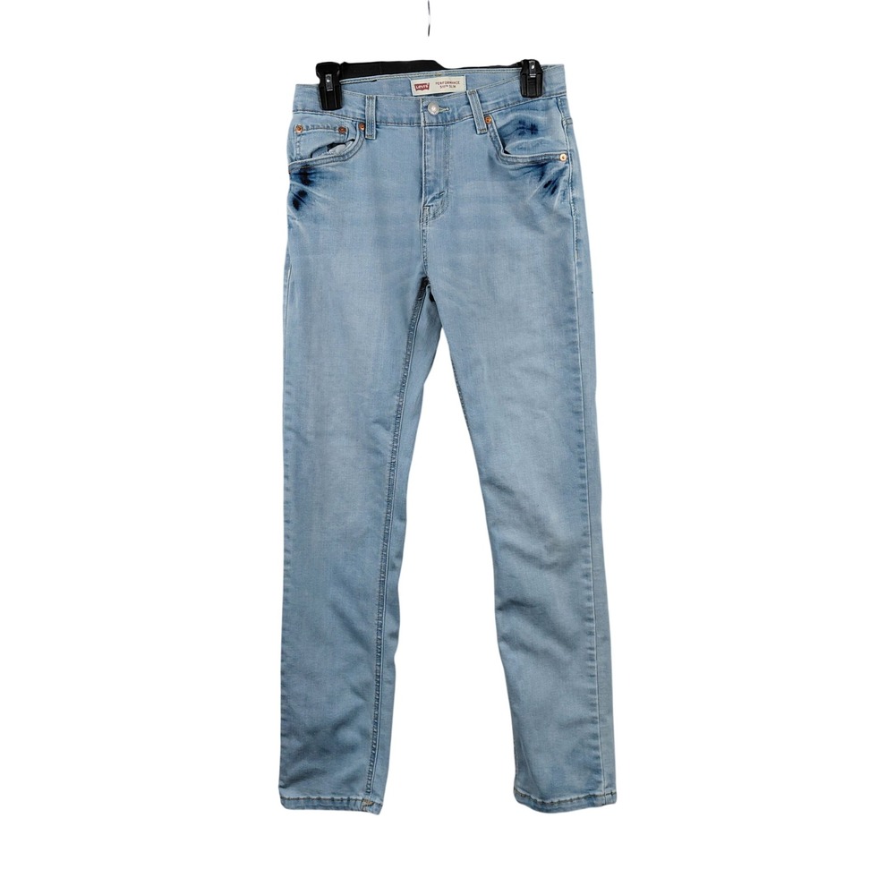 Levi's Performance 511 Slim Light Wash Blue Jeans Women‎ Size 16 Reg W28 L31